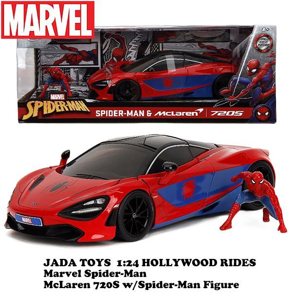 1 24 MARVEL SPIDER-MAN - McLaren 720S スパイダーマン ミニカー