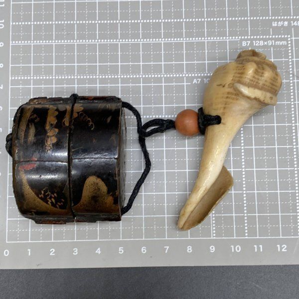 印籠　煙草入れ　骨董品　昭和レトロ　時代物 Yahoo!オークション -「印籠」(その他) (喫煙グッズ)の落札相場