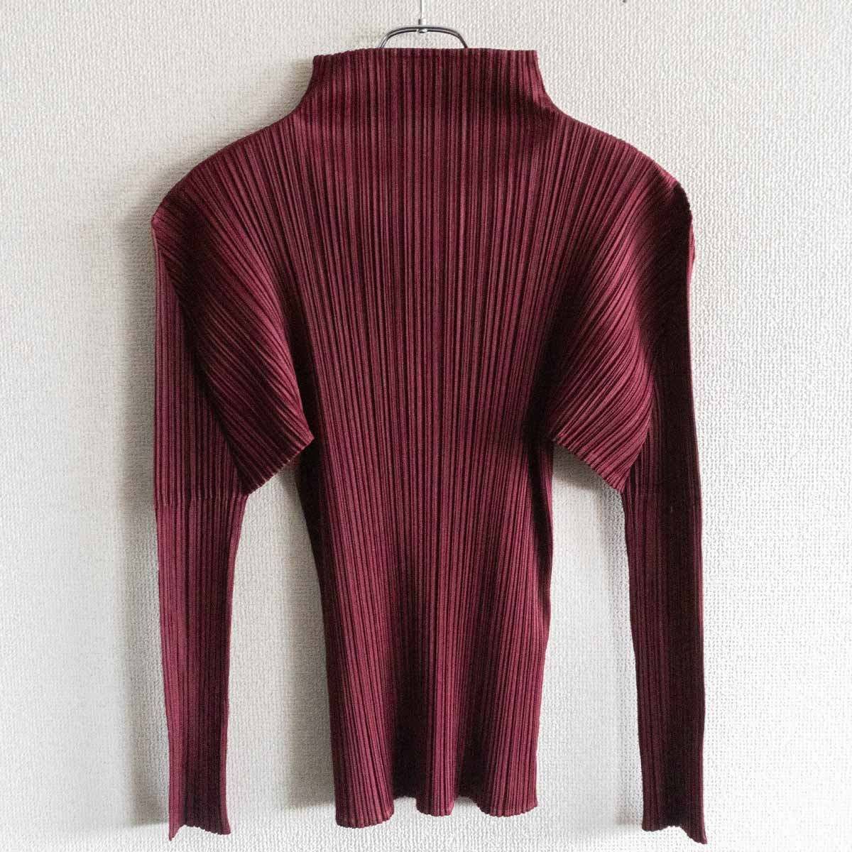 PLEATS PLEASE ハイネック プリーツ カットソー プリーツプリーズ ISSEY MIYAKE イッセイミヤケ 25050029