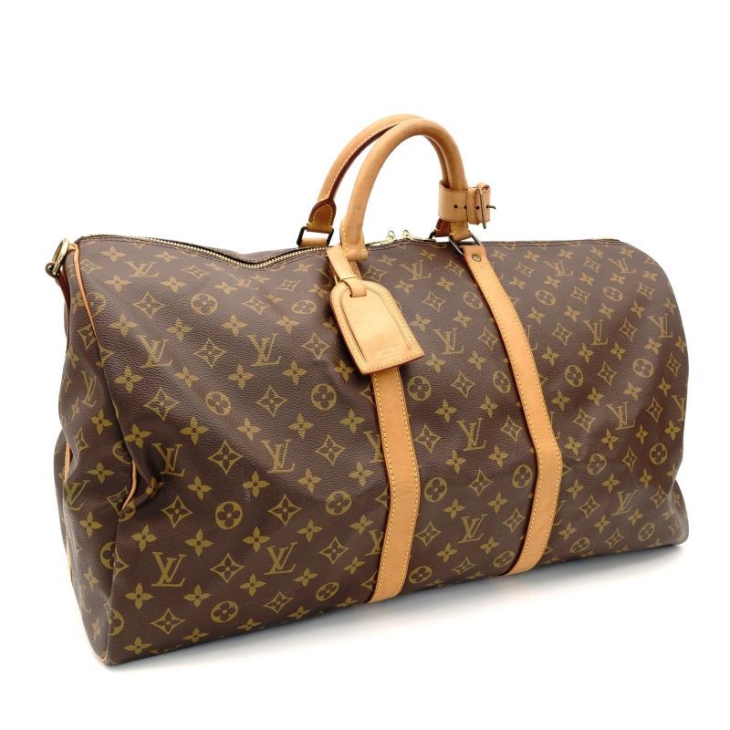 ルイヴィトン LOUIS VUITTON モノグラム キーポル 55 ボストンバッグ バンドリエール 旅行用 7-8-708