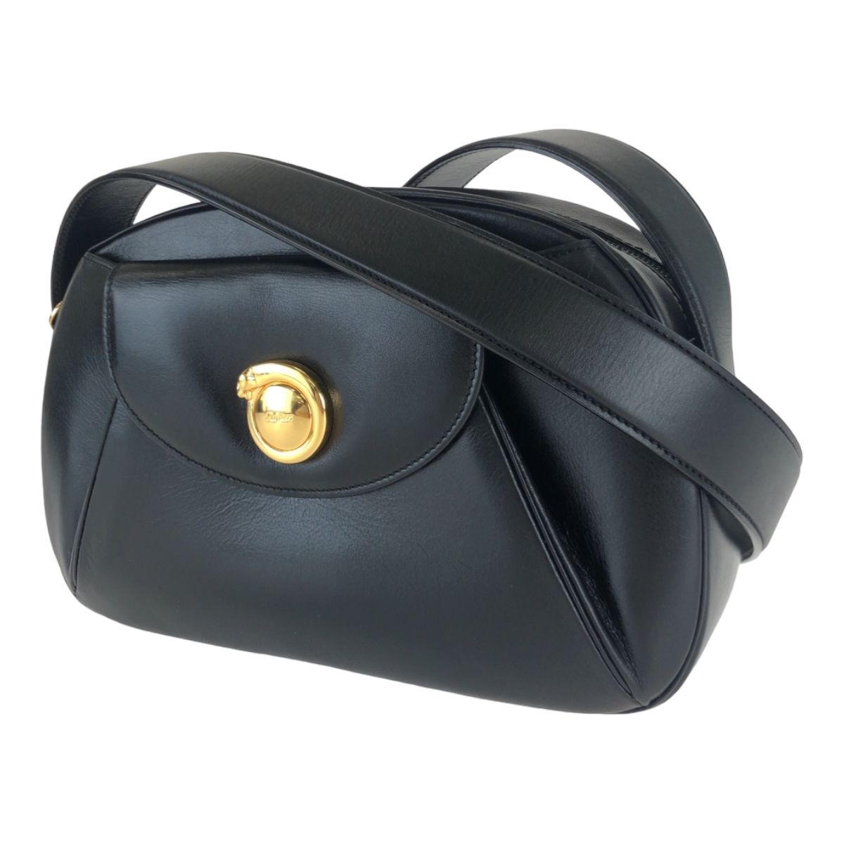 Cartier】ハンドバッグ パンテール パンサー ブラック ゴールド金具