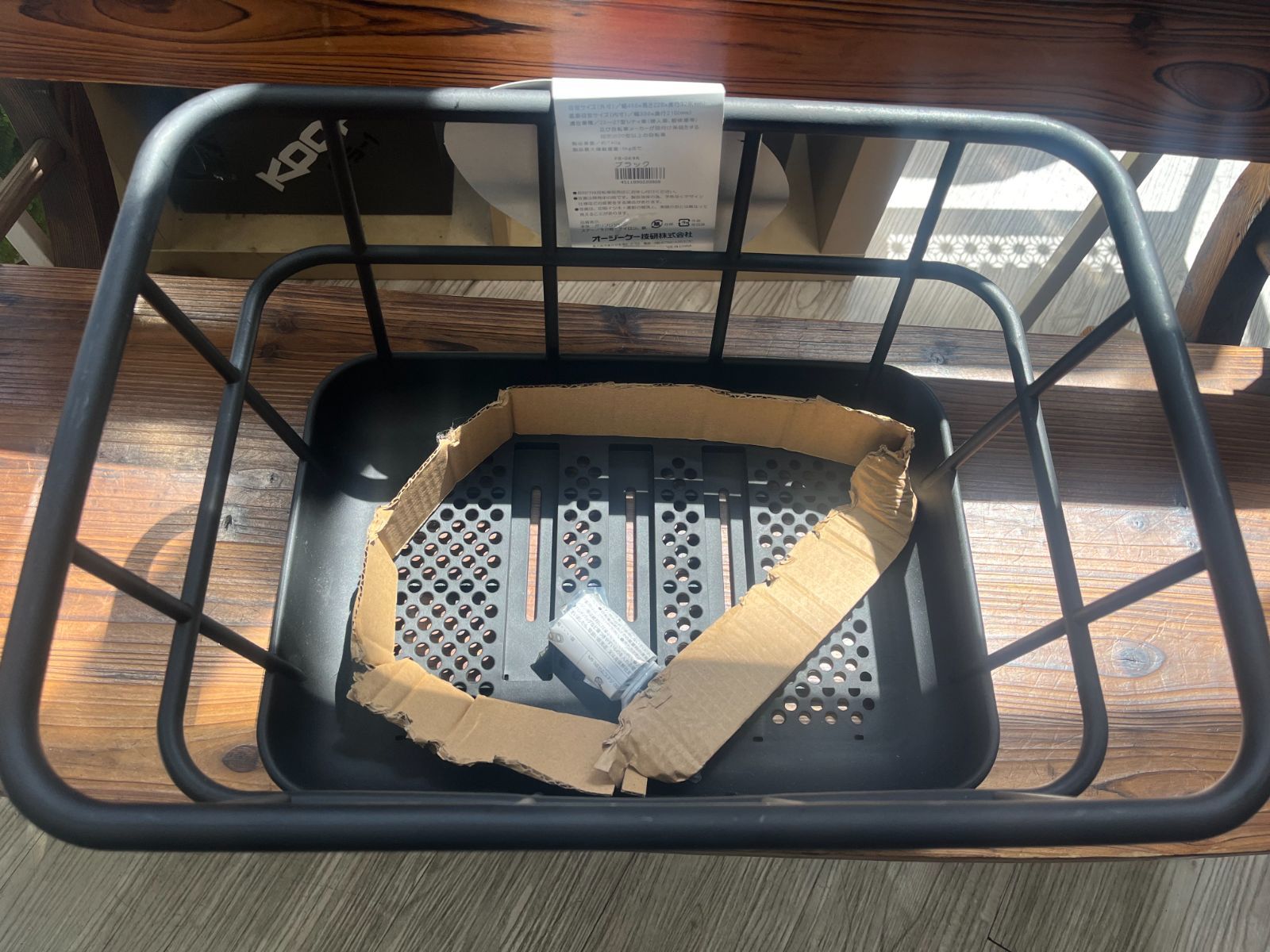 送料無料】新品🚲チューブパイプセミワイドフロントバスケット 送料無料】新品🚲チューブパイプセミワイドフロントバスケット