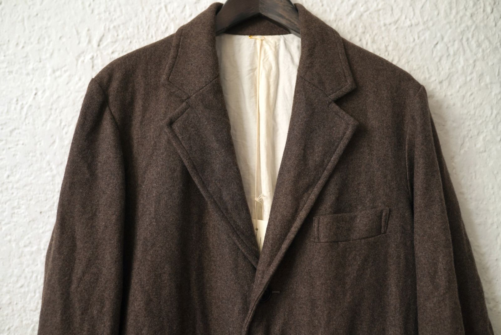 THE CROOKED TAILOR チェスターコート ウール 44 20AW Tailor Collar Tent Line Coat オーバーサイズウール