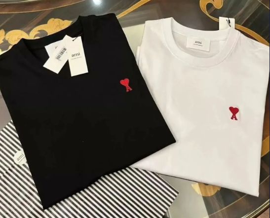 限定商品 アミパリス amiparis アミパリス 半袖 Tシャツ 男女兼用 ピンク 黑+白 2枚 セット - メルカリ