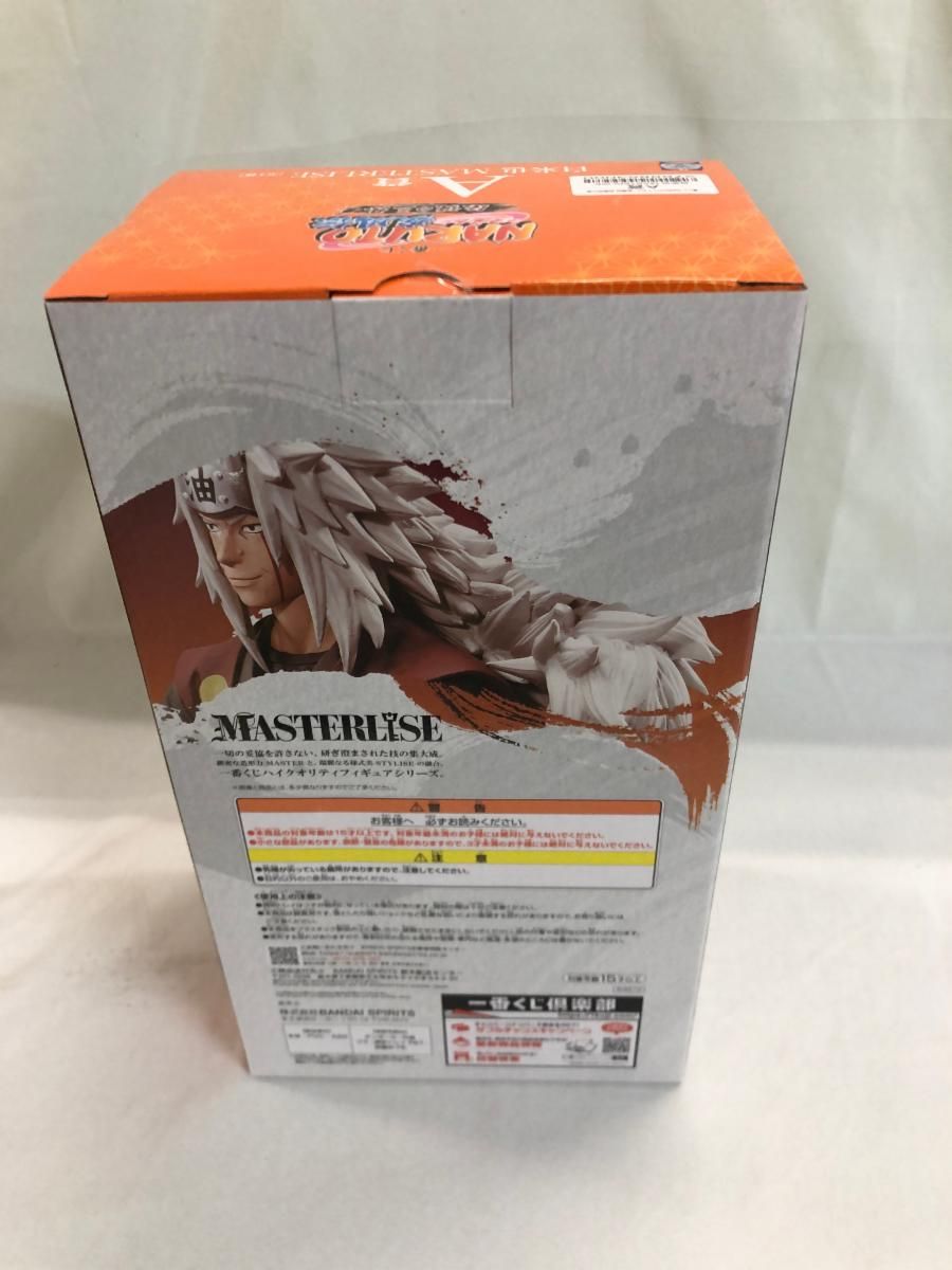 未開封】A賞 自来也 MASTERLISE 一番くじ NARUTO-ナルト- 疾風伝 伝説
