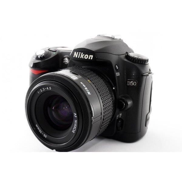 Nikon ニコン D500 トリプルレンズキット 新品SD32GB付き ❤️お買得❤️ Nikon D50 レンズセット バッグと箱と三脚付き 一眼