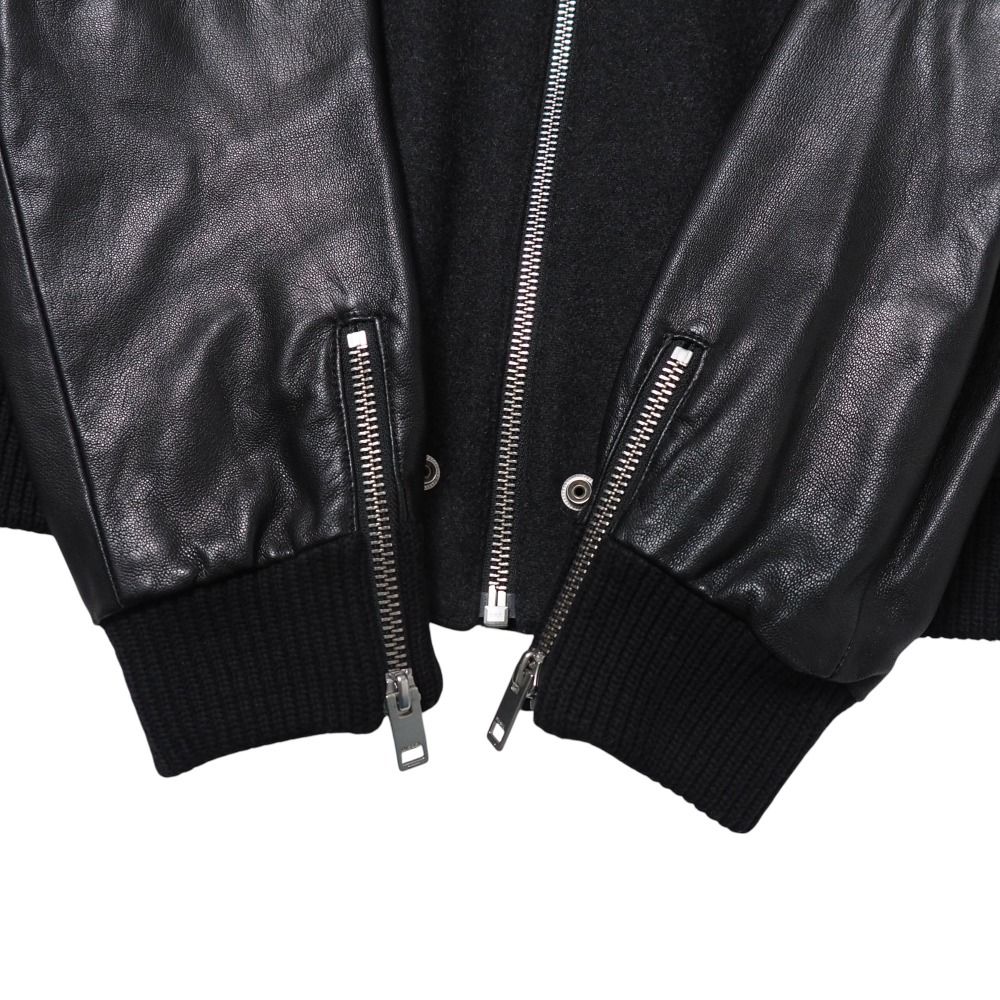 DIESEL ディーゼル ジャケット サイズXL レザー ニット 異素材