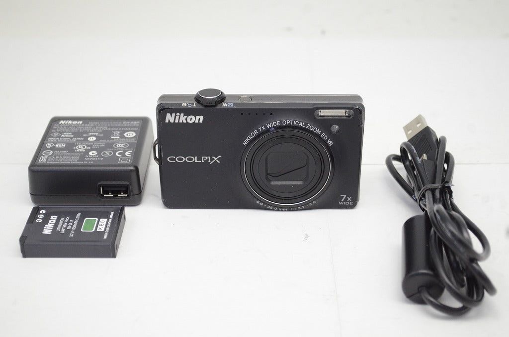 Nikon ニコン COOLPIX S6000 コンパクトデジタルカメラ ブラック 250916j