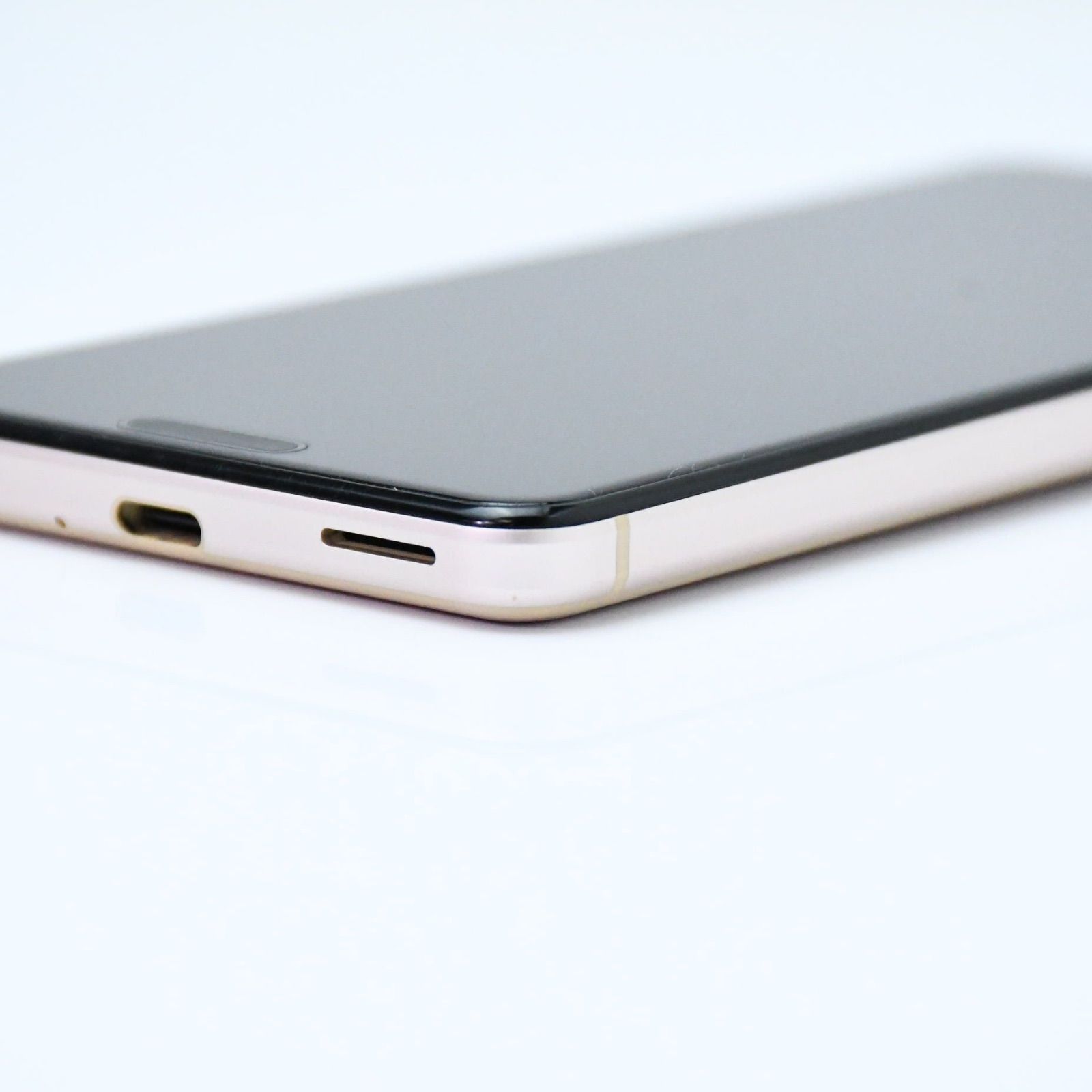 【未使用に近い＊電池良好】SIMフリー au AQUOS sense5G SHG03 ライトカッパー