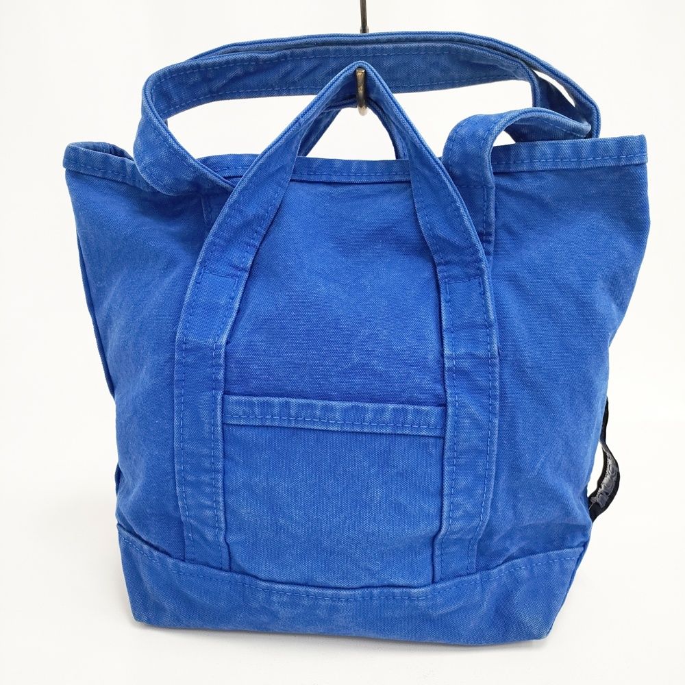 homespun ホームスパン　2ウェイ homspun 2WAY 製品染め トートバッグ ブルー レディース ホーム