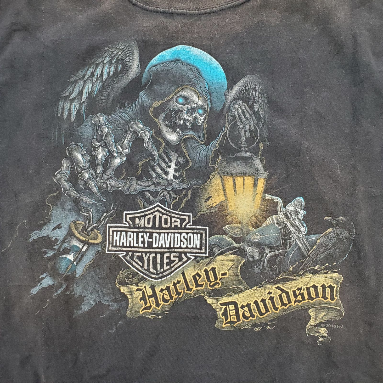 Harley-Davidson ハーレーダビッドソン スカル 長袖Tシャツ XL スカル・ロングスリーブTシャツ -ハーレーダビッドソン公式