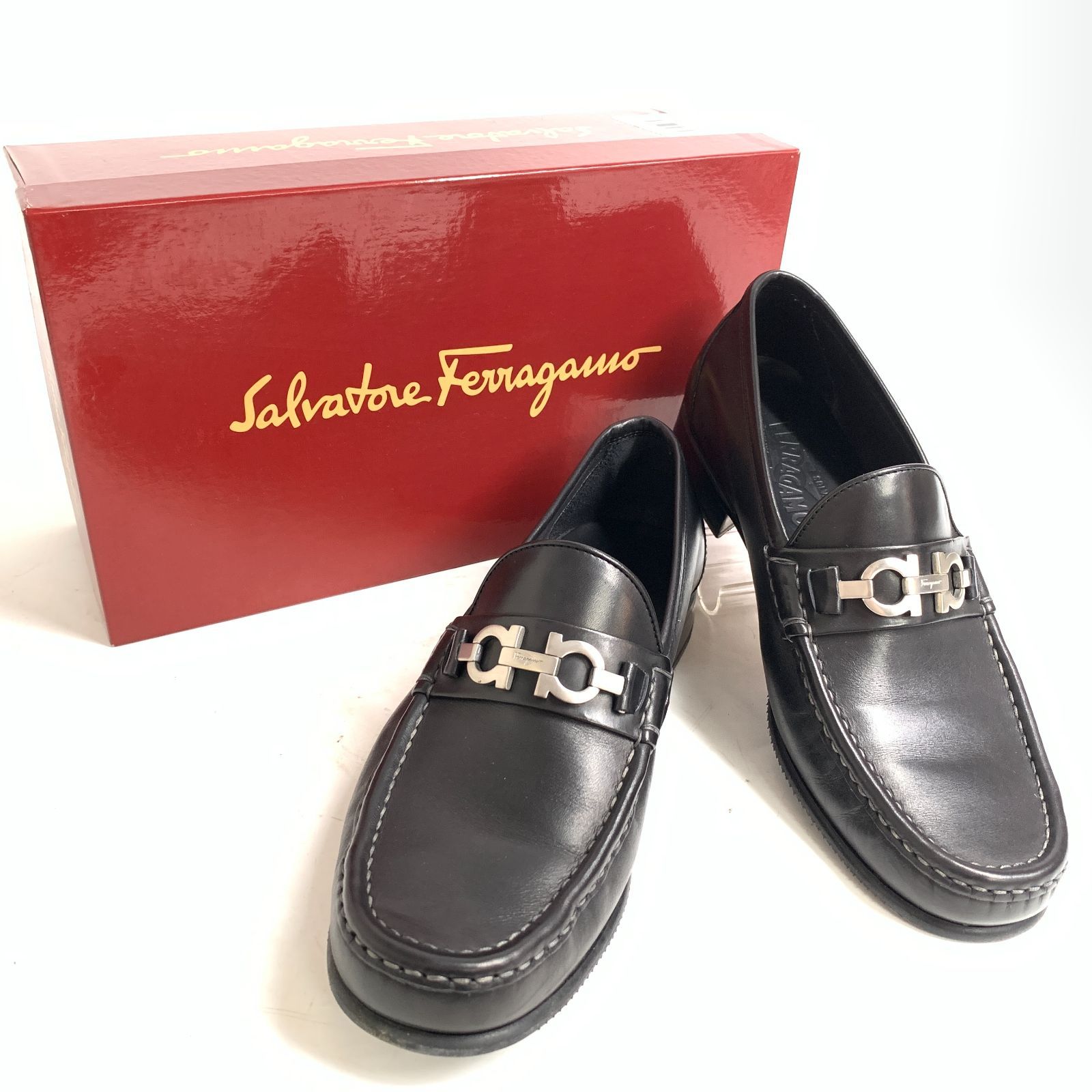 人気商品 セール Salvatore Ferragamo ローファー 7 ベージュ