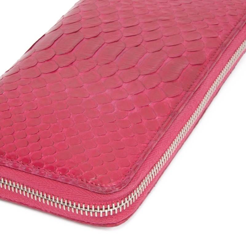 本物 シャネル 長財布 レディース パイソン 2014年限定 マトラッセ ピンク 本物 送料無料 シャネル 長財布 ラウンドファスナー レディース