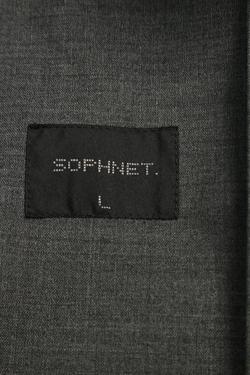 ソフネット 20SS SOLOTEX TROPICAL STRETCH WOOL NO COLLAR JACKET