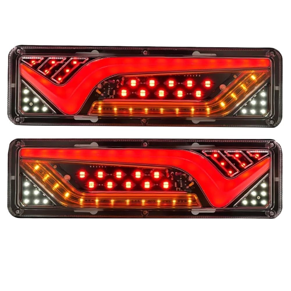 【数量限定】PLEAVIT テールランプ トラック 24v シーケンシャル 流れる ウィンカー led 汎用 車検対応 IP67防水 左右セット