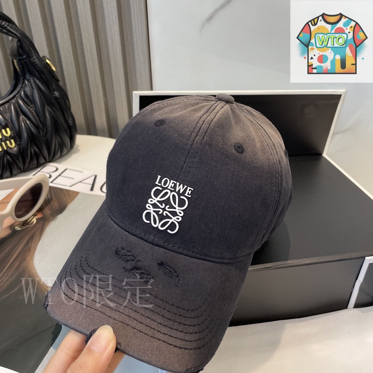 LOEWE CAP ロエベ ロエベ（LOEWE）グラデーション ベースボールキャップ06-3