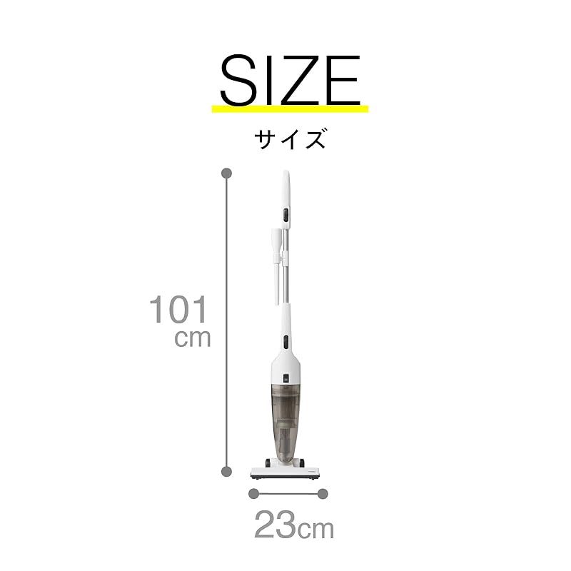 ツインバード 掃除機 コード式 スティック掃除機 ハンディ クリーナー サイクロン 軽量 2WAY パワフル 自立式 ホワイト 白 TC-E124SPW WWW_OLIVIERBERNSTEIN_COM