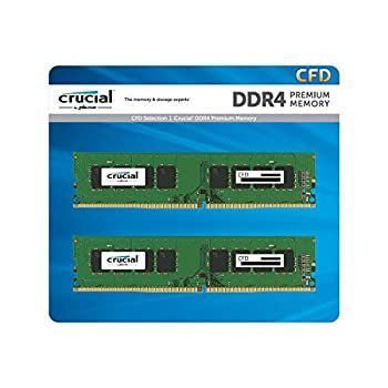 【中古】CFD販売 デスクトップPC用メモリ PC4-19200(DDR4-2400) 4GB×2枚 / 288pin /  / Crucial by Micron / W4U2400CM-4G