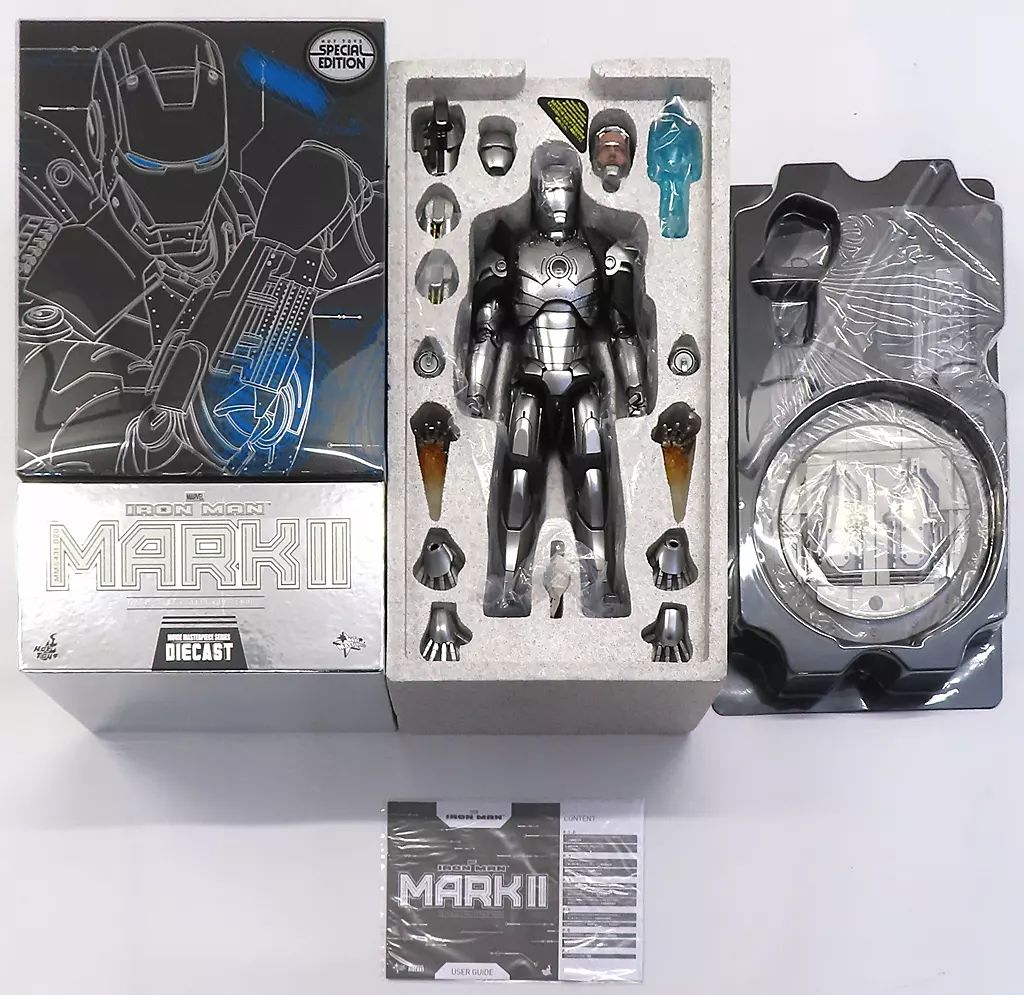フィギュア 特典付き アイアンマン マーク2 アイアンマン ムービー マスターピース DIECAST 1|6 アクションフィギュア トイサピエンス