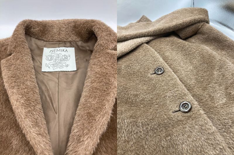 NEMIKA by Leilian ネミカ バイ レリアン アルパカ混 コート サイズ11  