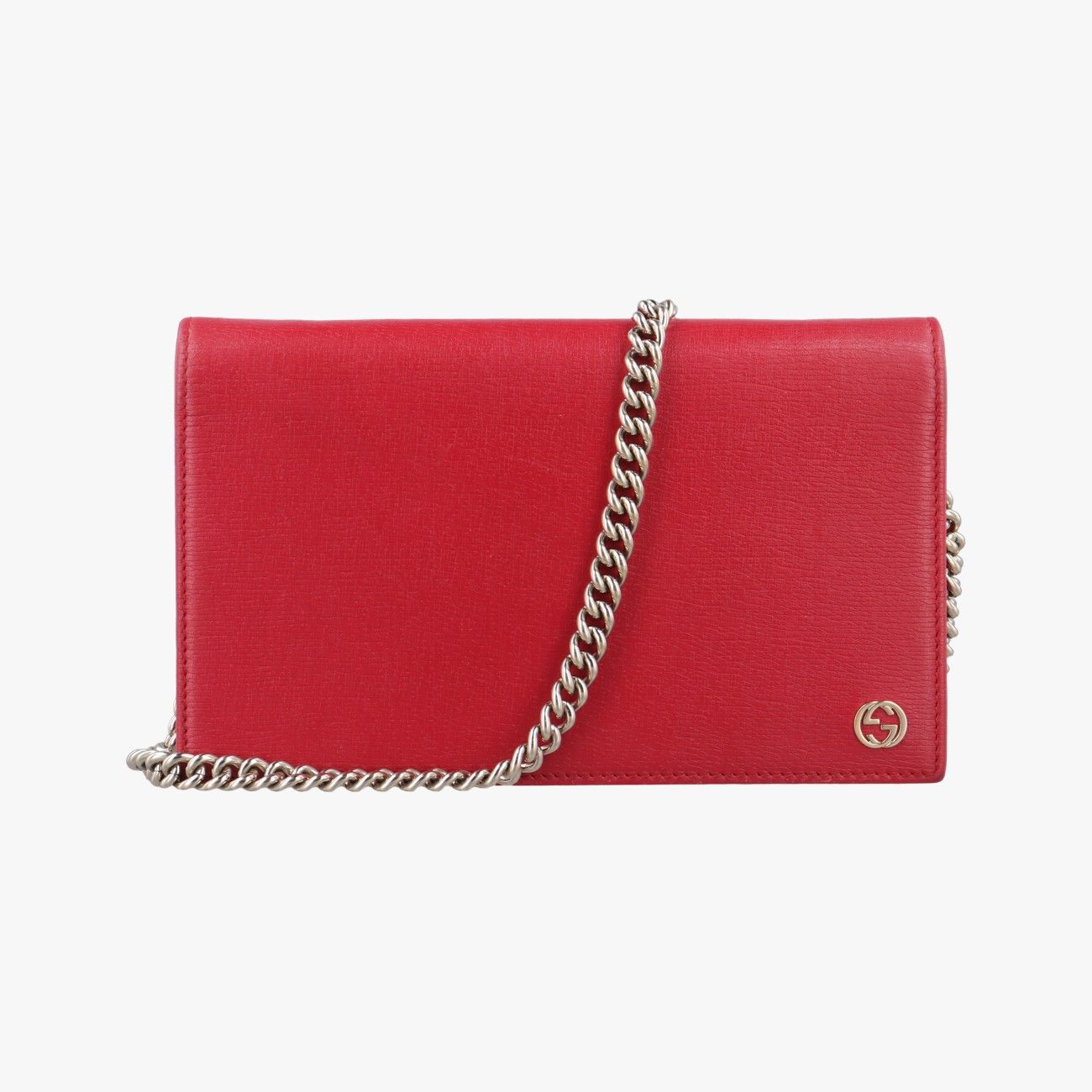 グッチGucciインターロッキングG ブロッサム ベティレッドレザー354697