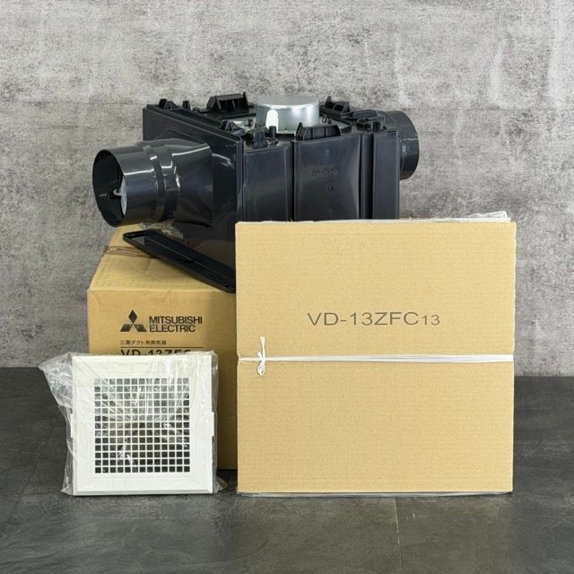 三菱ダクト用換気扇 MITSUBISHI VD-13ZFC13 天井埋込形 ロスナイ 533 1G5 埋込寸法 □260mm 接続パイプ 100mm 住宅設備 514378