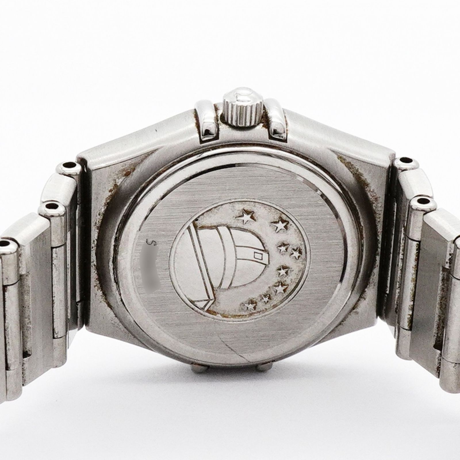 ネイビー文字盤腕時計 レディース