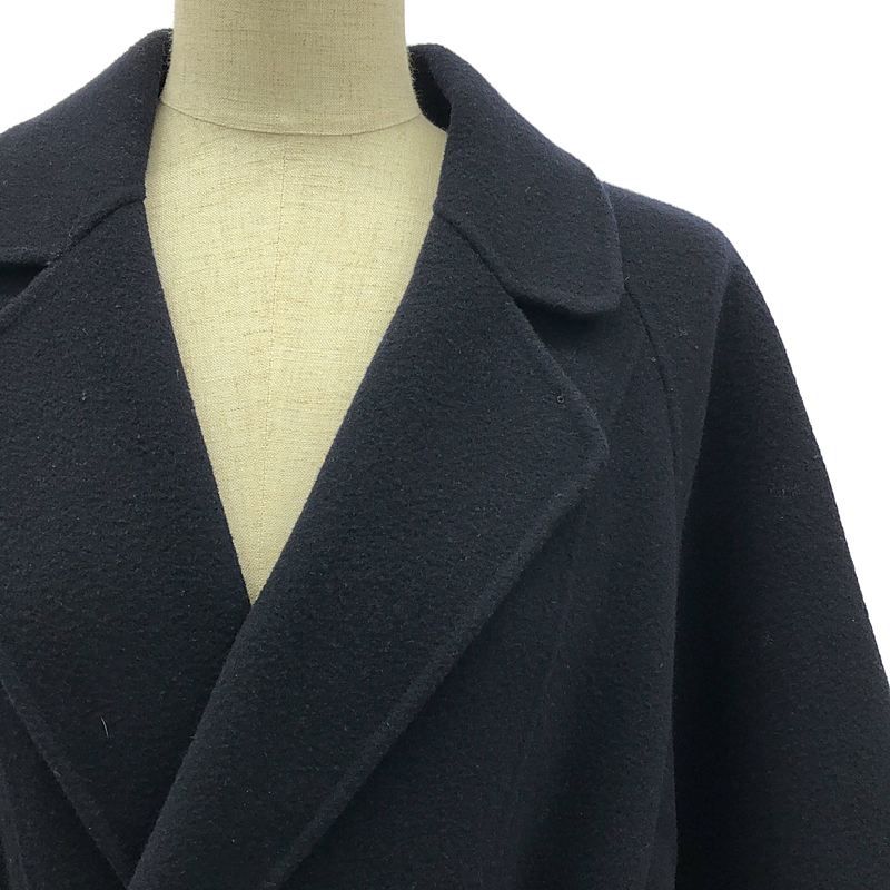 SOEJU / ソージュ | ウール リバー ローブコート | S | ダーク