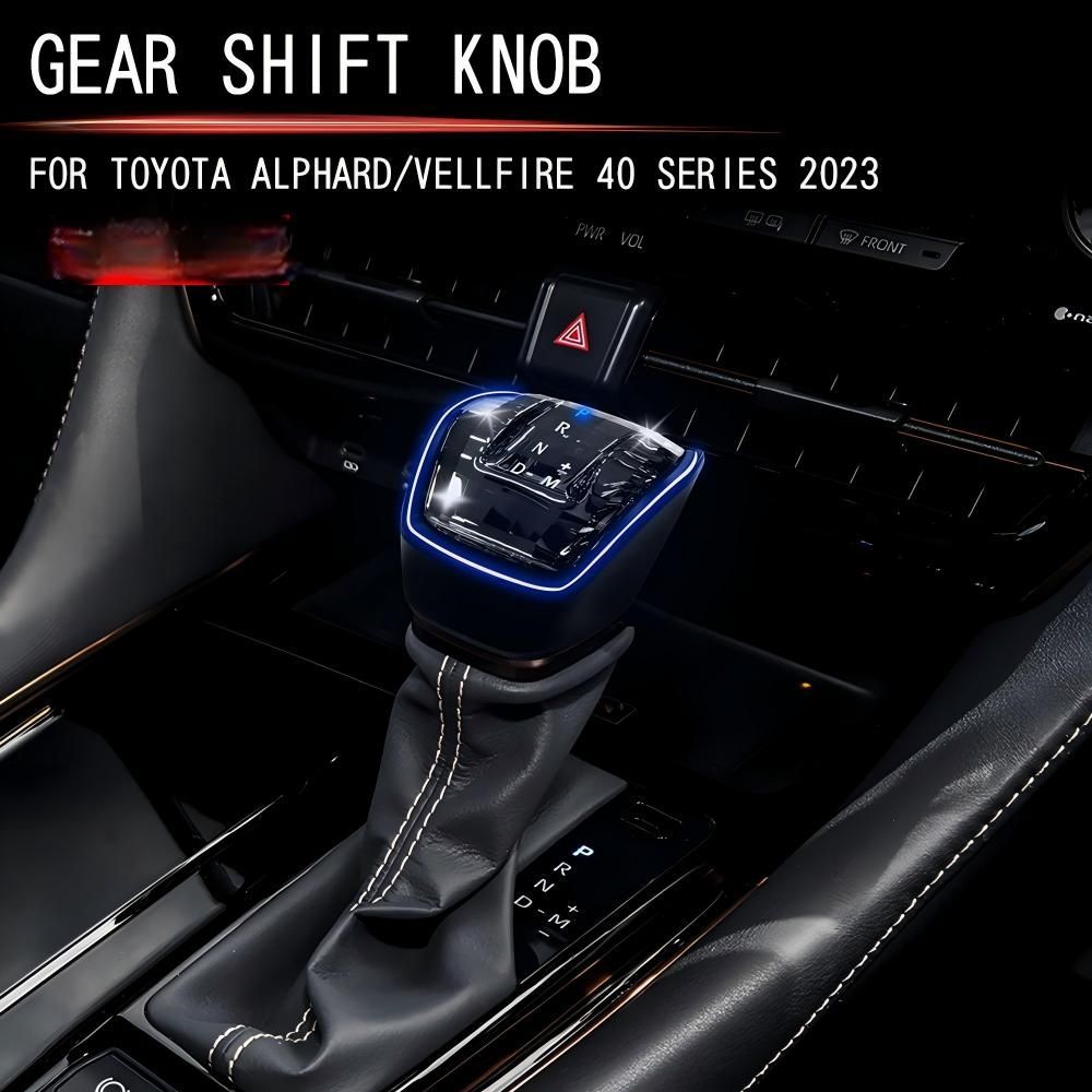式 トヨタ ALPHARD VELLFIRE 40系 クリスタル風シフトノブ 1点セット 車内装飾 アンビエントライト対応 雰囲気アップ