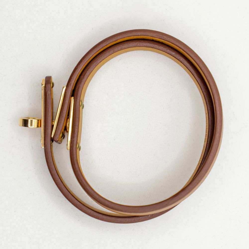 エルメス HERMES ミニ ケリー ドゥブルトゥール ブレスレット ゴールド