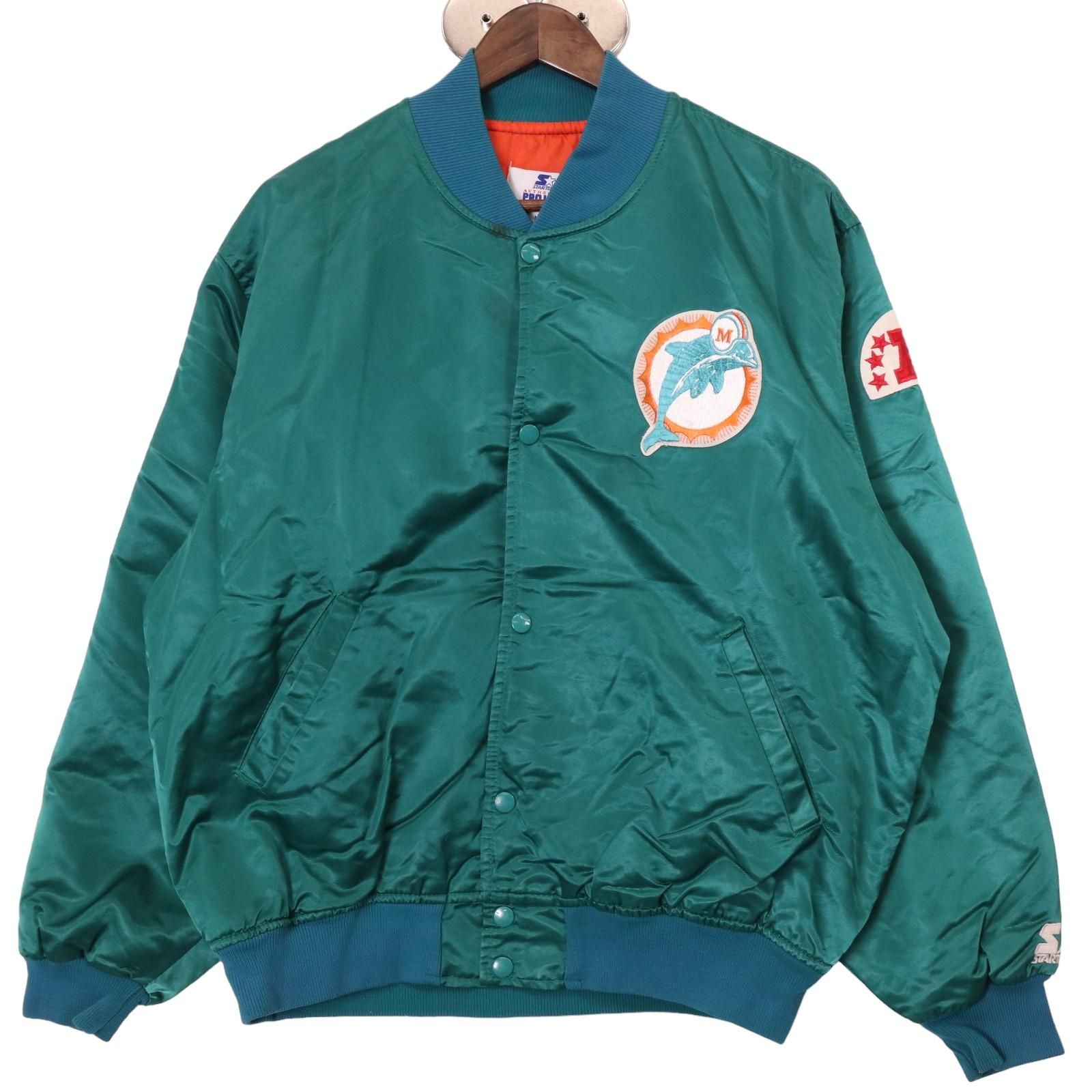 90s STARTER スターター マイアミドルフィンズ ナイロン中綿