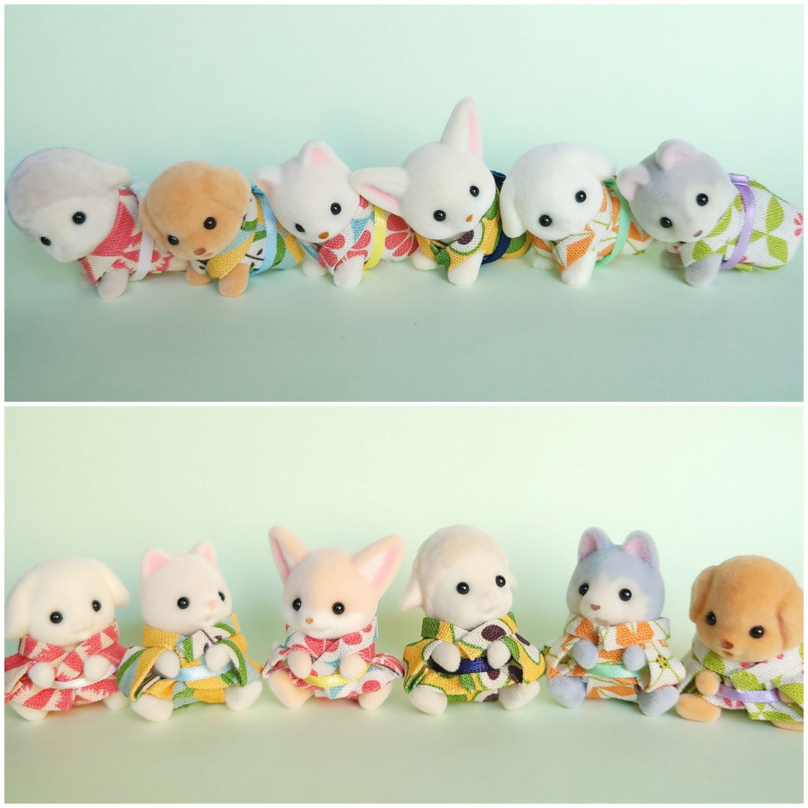 シルバニアファミリー【赤ちゃん浴衣2着セット】 ふたごセット