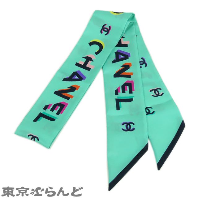 CHANEL シャネル ココマーク コットン スカーフ ネックウェア