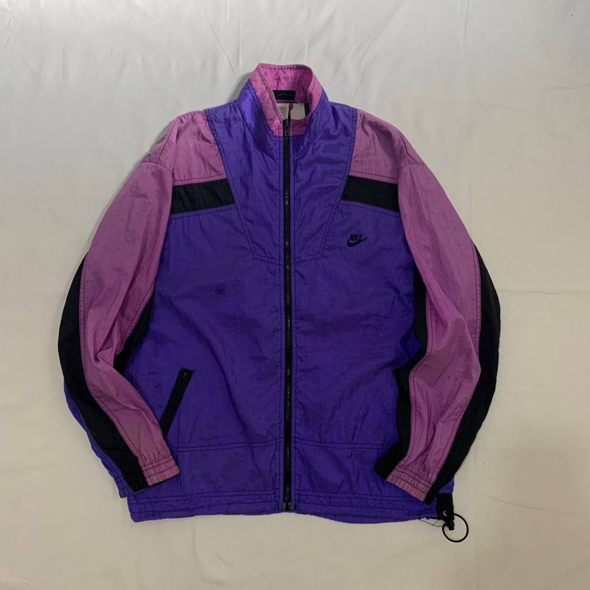 90s NIKE ナイキ　ナイロンジャケット　ナイロン　ジャケット　紫　パープル