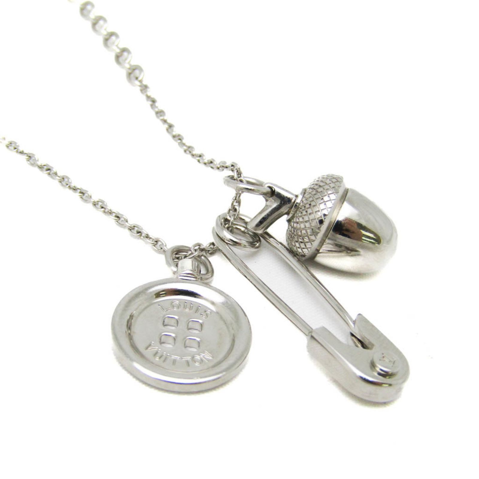 ルイヴィトン ヴィンテージ キーリング シルバー チャーム ネックレストップ LOUIS VUITTON - ルイヴィトン ヴィンテージ キーリング