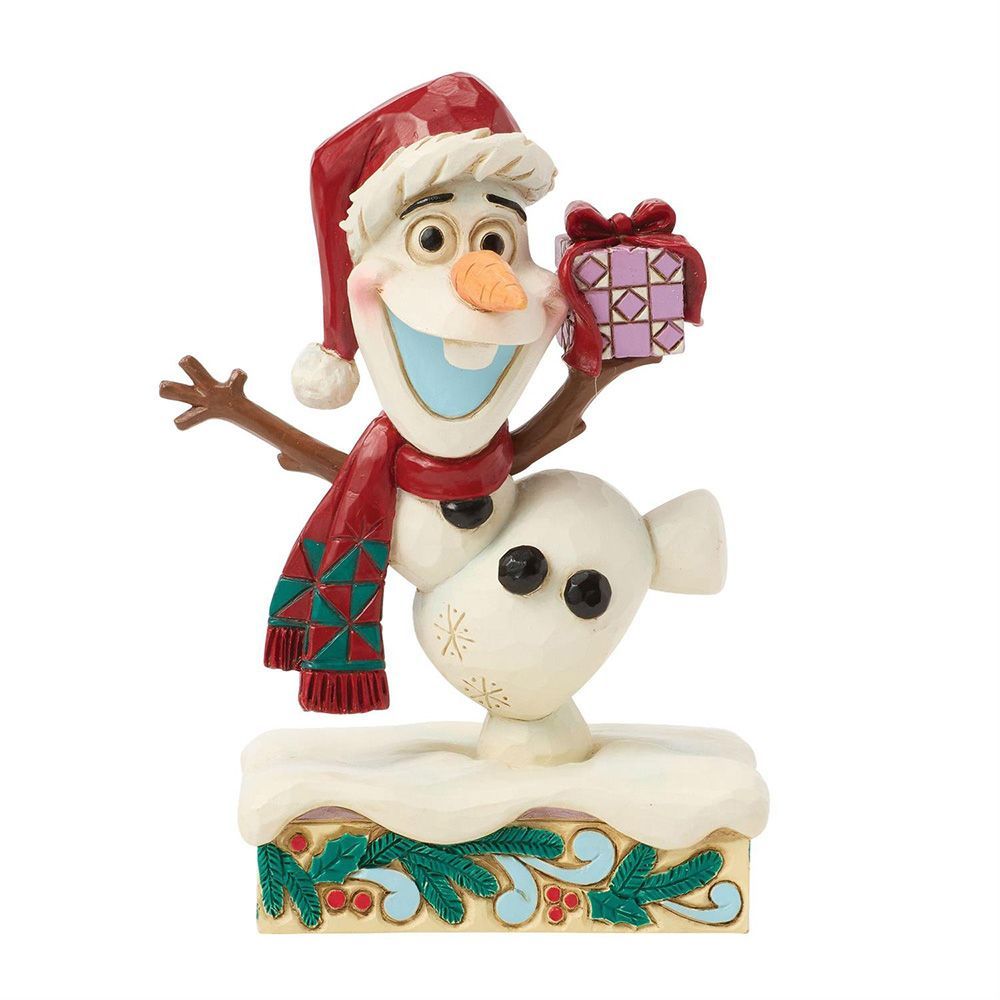 ディズニー ジムショア オラフ パーソナリティ ポーズ アナと雪の女王 クリスマス 飾り Olaf Personality Pose フィギュア ギフト プレゼント 置物 人形 ディズニートラディションズ JIM SHORE 正規輸