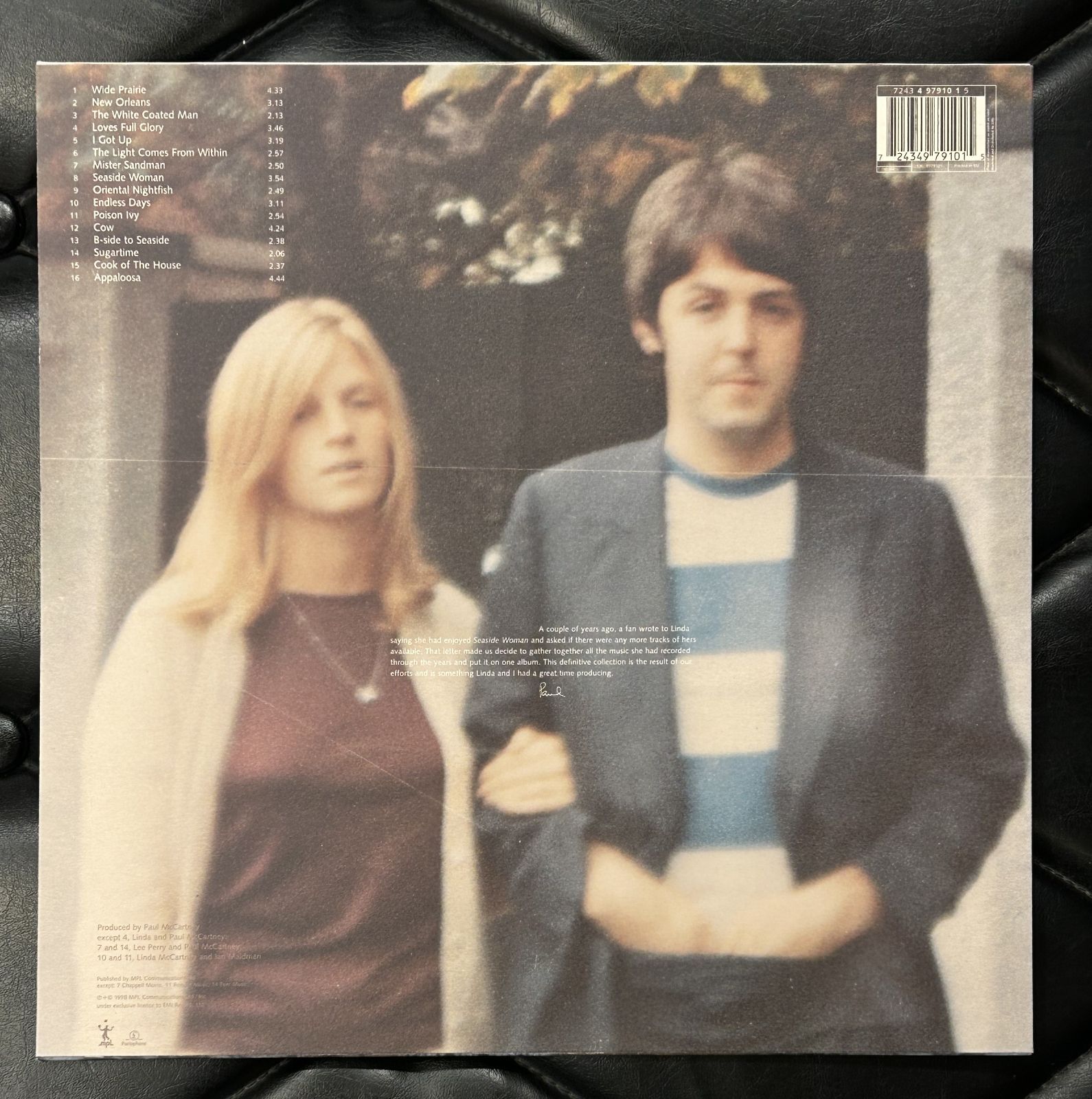 EUオリジナル盤レコード】Linda McCartney 「Wide Prairie
