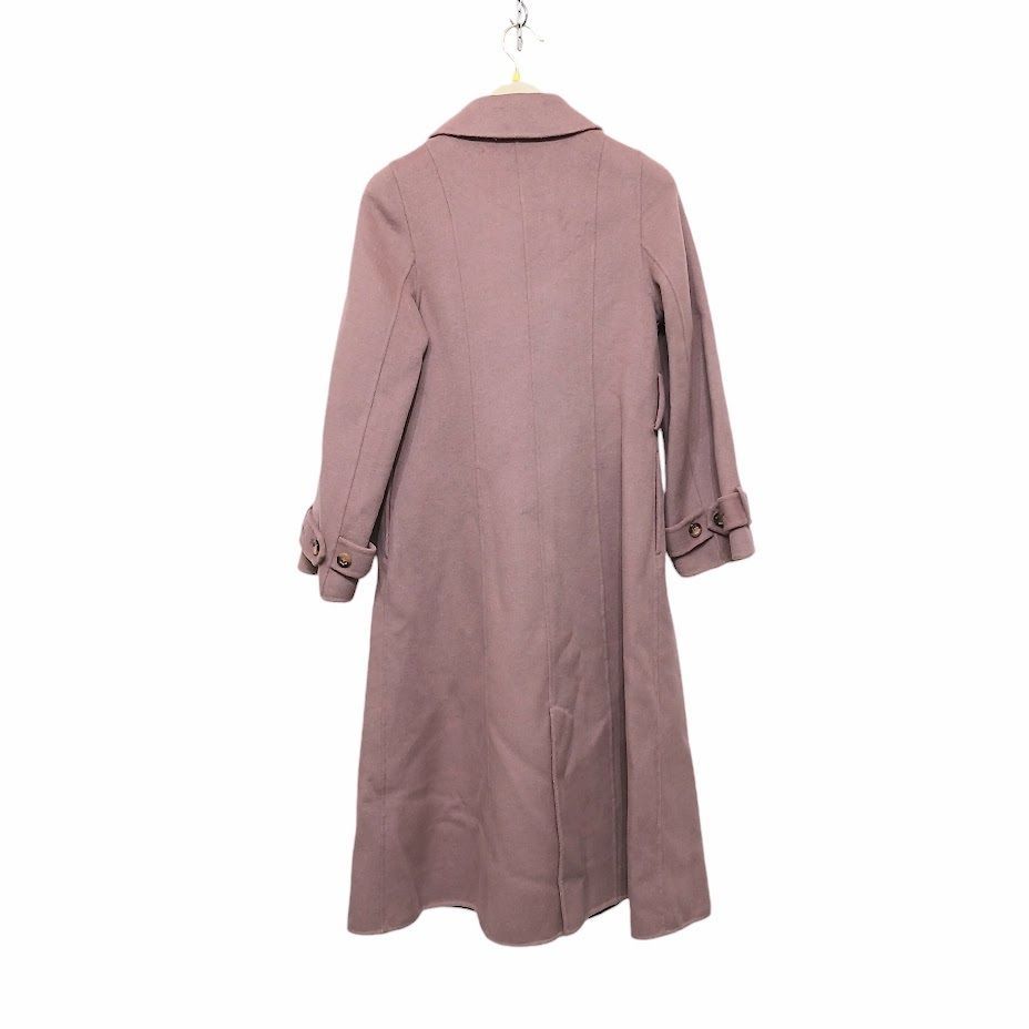 未使用品 Her lip to ハーリップトゥ 小嶋陽菜 1224307084 Siena River Long Coat rose ローズ ウール  ロングコート Sサイズ - メルカリ