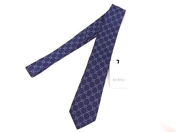 □新品□未使用□ GUCCI グッチ GG柄 シルク100％ ネクタイ ビジネス