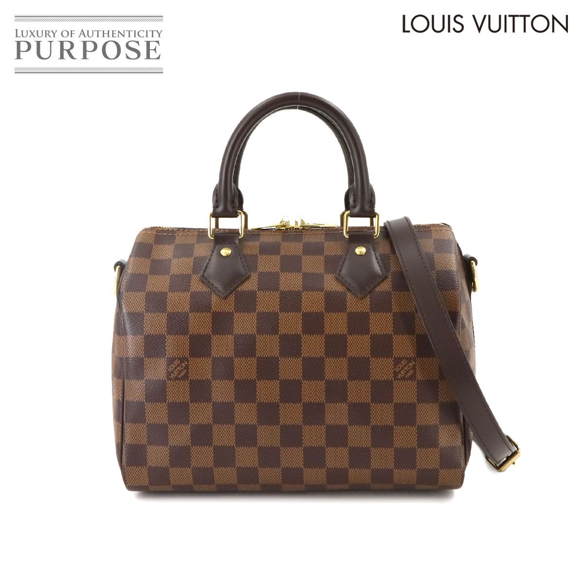 未使用 展示品 ルイ ヴィトン LOUIS VUITTON ダミエ スピーディ バンドリエール 25 2way ハンド ショルダー バッグ エベヌ  90243493 - メルカリ