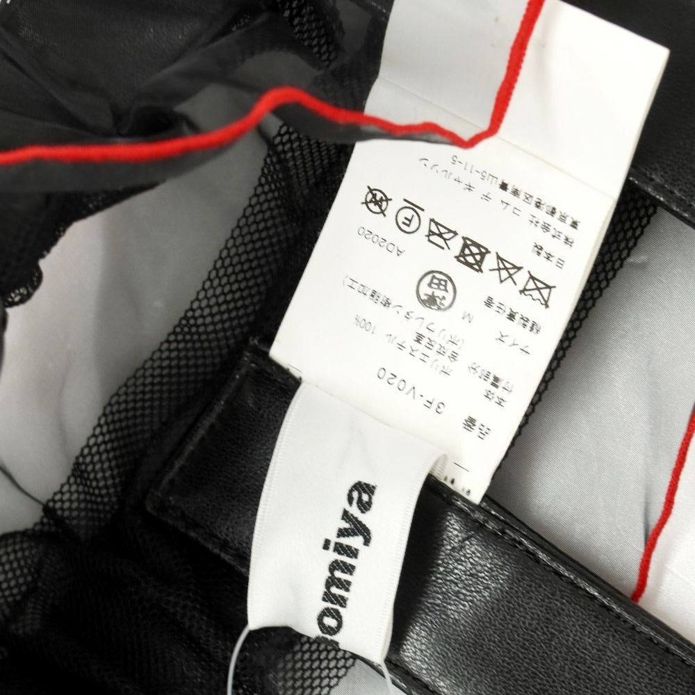 ノアールケイニノミヤ noir kei ninomiya 2020年秋冬 フリル ハーネス ベスト ブラックxレッド サイズM レディース アンサンブル トップス レディース