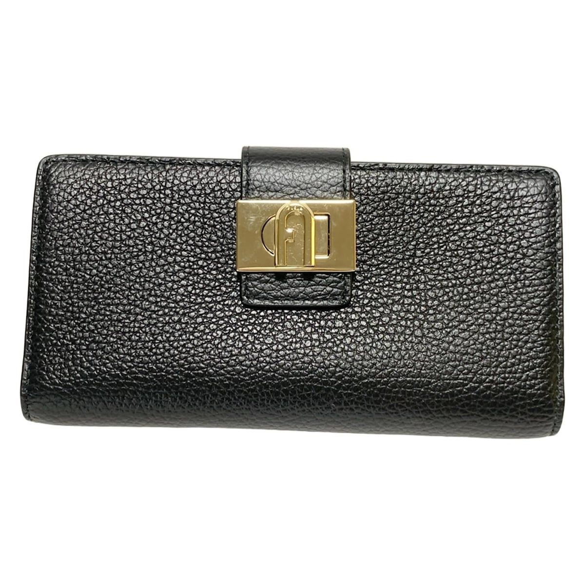 FURLA(フルラ) 長財布 1927 黒 レザー - メルカリ