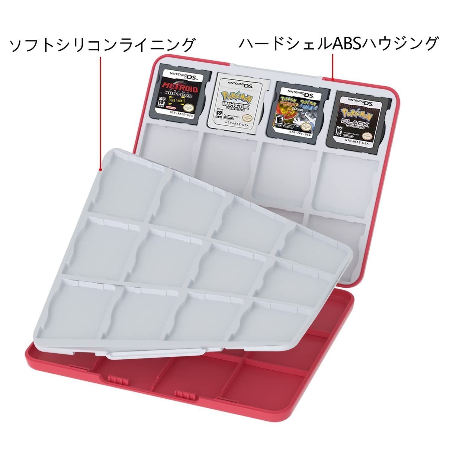 r*u様 3DSカセット24個セット・ケース付き まとめ売り Amazon.co.jp: Homgaty 3DS ソフトケース 24枚 3DS/DS対応 3DS