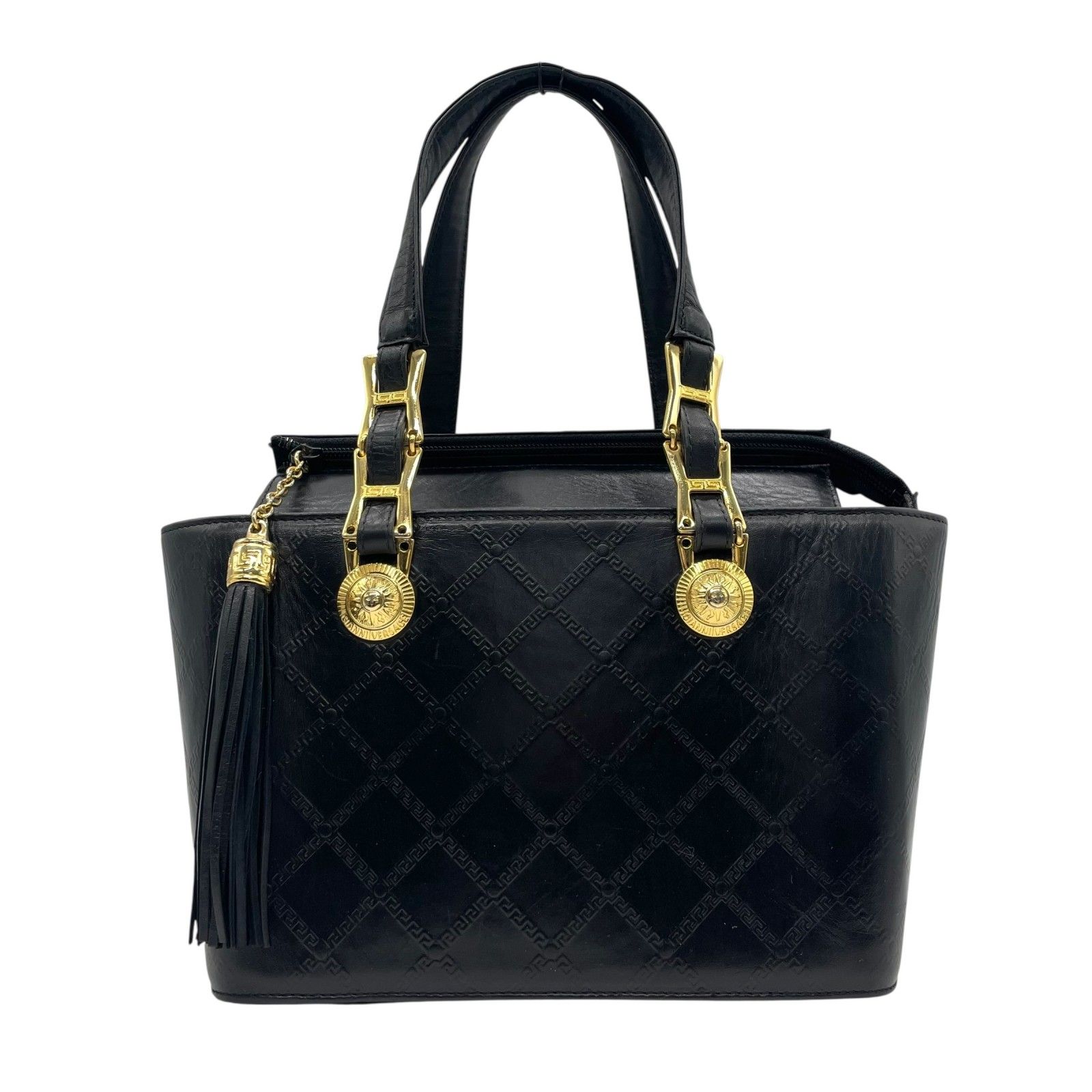 美品 GIANNI VERSACE ジャンニ ヴェルサーチ サンバースト ミニ  