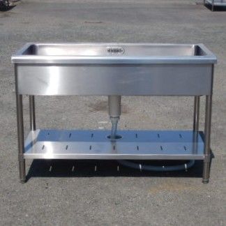 業務用 ステンレス 1槽 シンク W120 D60 H80cm 槽内寸W1110D458深260mm