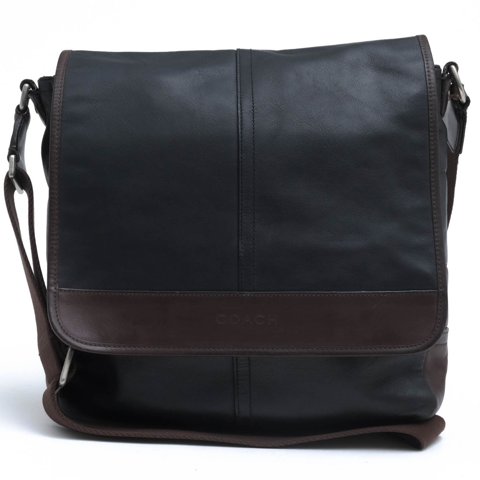 コーチ／COACH バッグ ショルダーバッグ 鞄 メンズ 男性 男性用 レザー 革 本革 ブラック 黒 F70663 Lexington Leather Map Bag レキシントン レザー マップ バッグ A4サイズ収納可 メッセンジャーバッグ