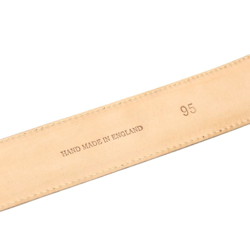 【中古】エッティンガー ETTINGER レザーベルト ダークブラウン 95 中古】エッティンガー ETTINGER レザー ベルト ダークブラウン【サイズ