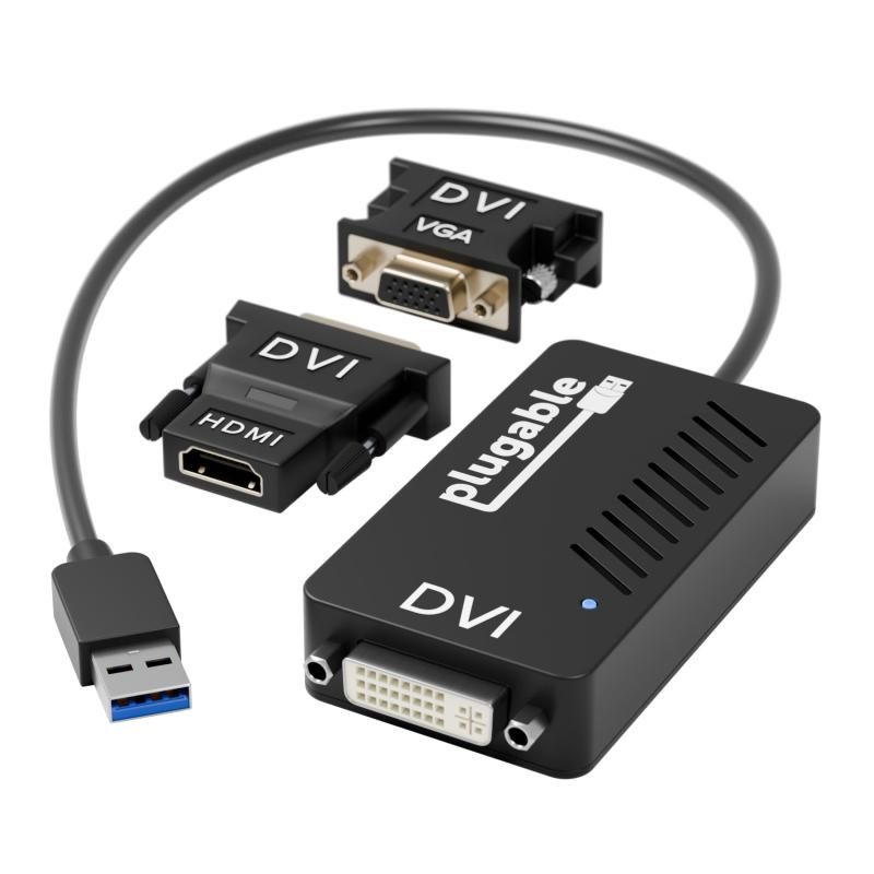 Plugable USBディスプレイアダプタ USB3.0 VGA/DVI/HDMI 変換