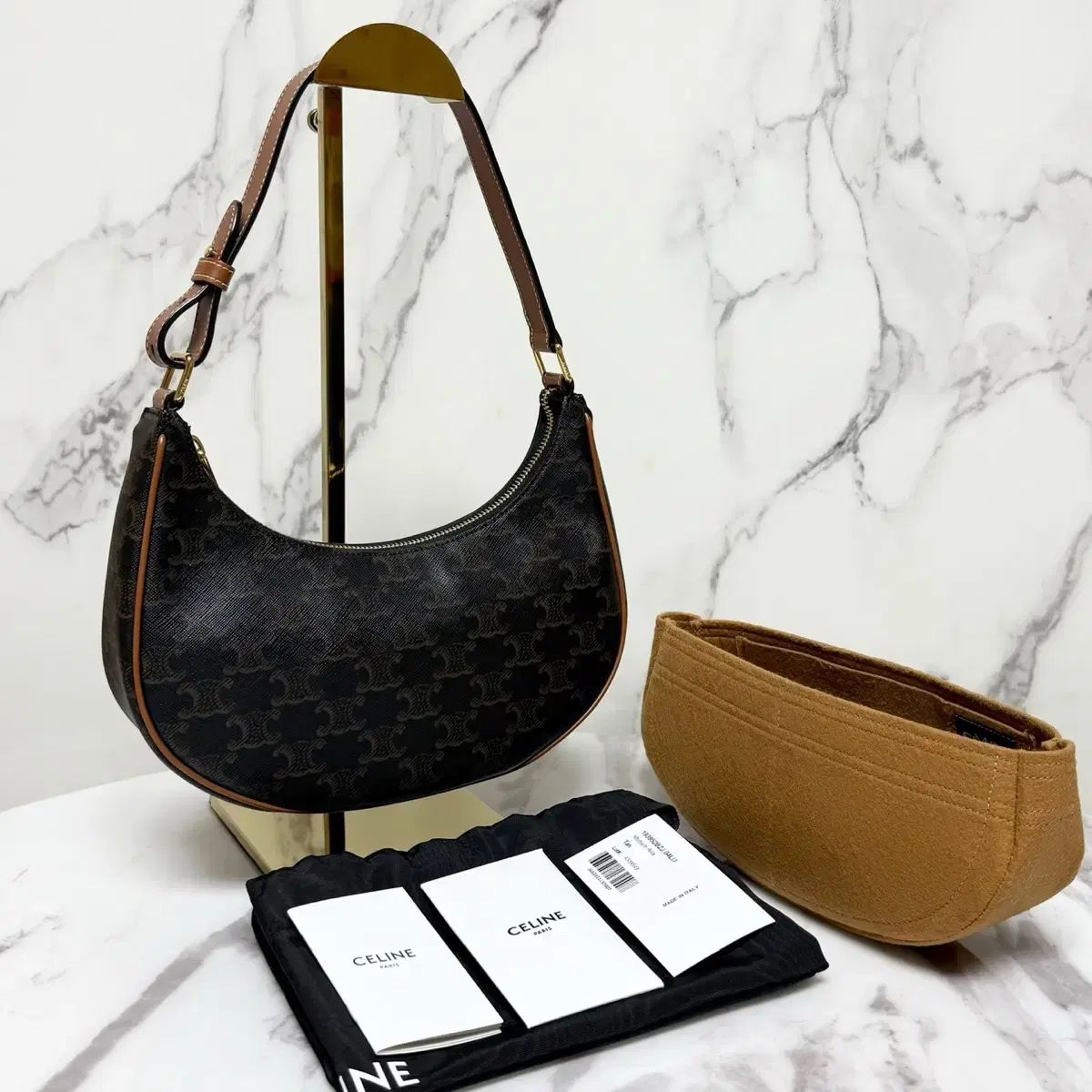 ミディアム Celine セリーヌ トリオンフ アババッグ