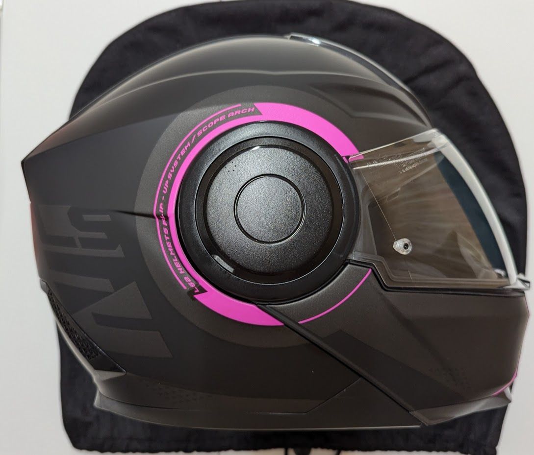 化粧箱なし LS2 エルエスツー SCOPE スコープ システムヘルメット マットチタニウムピンク XXLサイズ